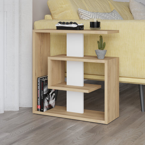 Coffee Table with Magazine Rack for Living Room and Office, Side/End Table