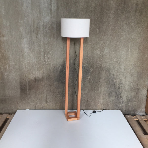 Woodymood Parallel Floor Lamp-Cream