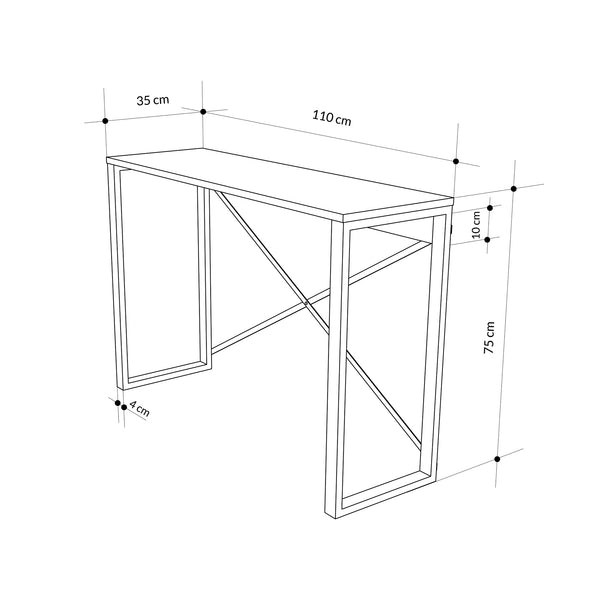 ARCHIE Console Table, Multi Purpose Desk,Home Office Console Table.