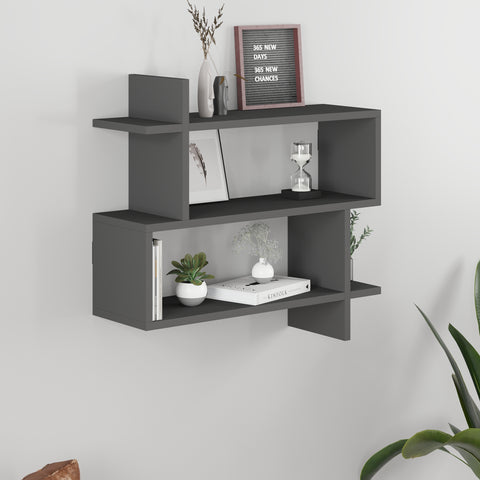 Paralel Bookcase Wall Shelf, Book Wall shelves, Decorative Floating Shelves for Home Decor