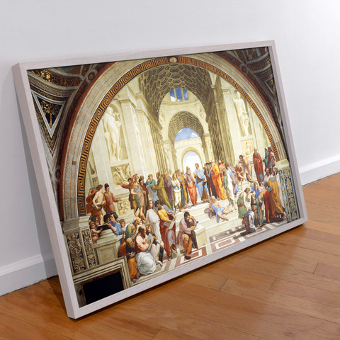 The School of Athens Poster Wall Art, The School of Athens Paint Reproduction Print, Large Poster Art for Room Decor.