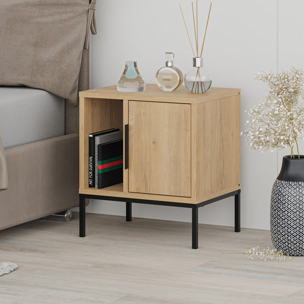 GLYNN Nightstand with U Leg - Modern Design Console