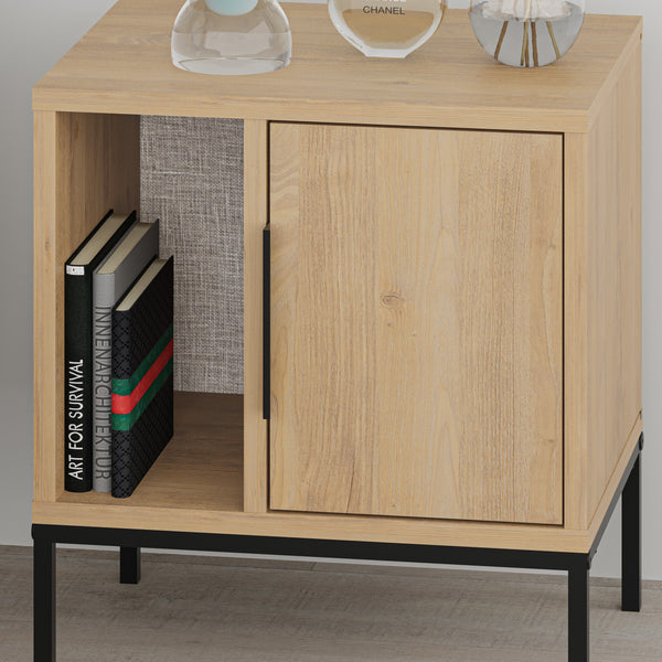 GLYNN Nightstand with U Leg - Modern Design Console