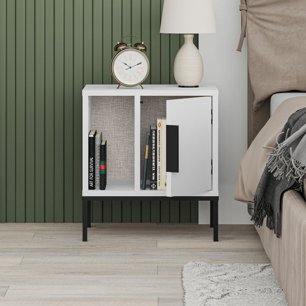 GLYNN Nightstand with U Leg - Modern Design Console