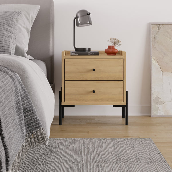 Malta Nightstand, Bedroom Console, Modern Design Bed Side Nightstand