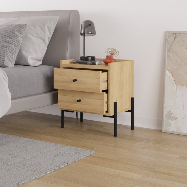 Malta Nightstand, Bedroom Console, Modern Design Bed Side Nightstand