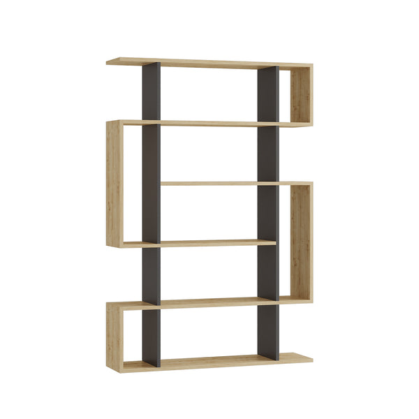 Mito Bookcase, 6 Tier Modern Bookcase Display Unit