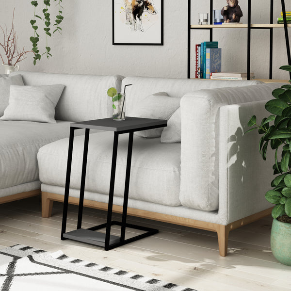 Modern Side/End Table, Sofa Side C Table , Sofa Side Coffe Table for Living Room and Office,
