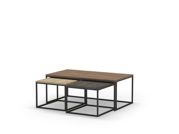 CAMELIA Coffe Table Set, 3 Pieces Coffee Table for Living Room