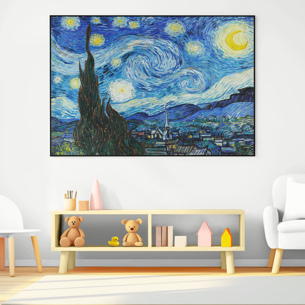 Starry Night Over The Rhone Canvas Wall Art, Starry Night Over The Rhone Reproduction Poster Print, Starry Night Artwork, Van Gogh Wall Art.
