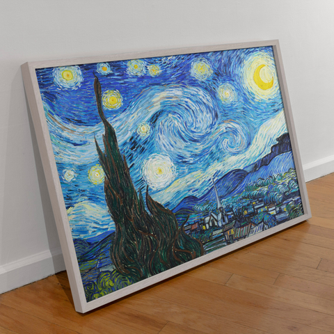 Starry Night Over The Rhone Canvas Wall Art, Starry Night Over The Rhone Reproduction Poster Print, Starry Night Artwork, Van Gogh Wall Art.