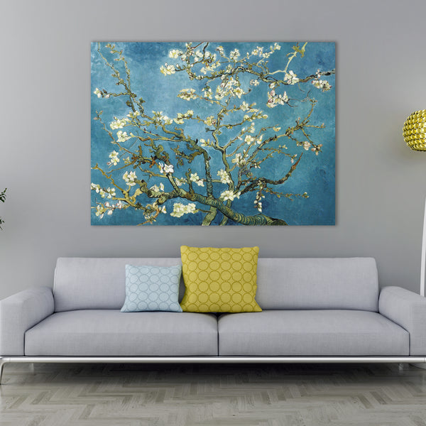 Vincent Van Gogh's Almond Blossom Famous Painting Canvas Wall Art. Van Gogh Canvas Poster Print, Van Gogh Printable Wall Art for Living Room
