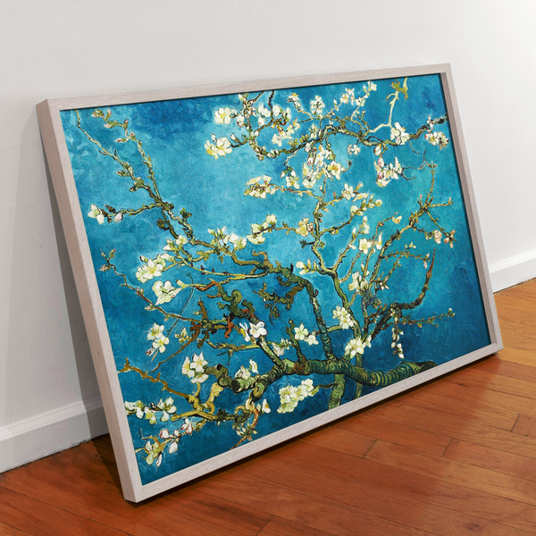 Vincent Van Gogh's Almond Blossom Famous Painting Canvas Wall Art. Van Gogh Canvas Poster Print, Van Gogh Printable Wall Art for Living Room