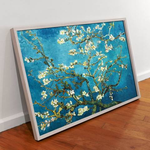 Vincent Van Gogh's Almond Blossom Famous Painting Canvas Wall Art. Van Gogh Canvas Poster Print, Van Gogh Printable Wall Art for Living Room