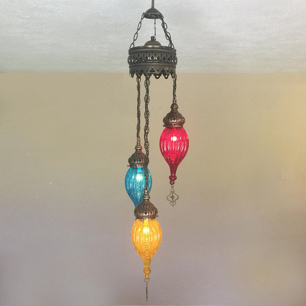 Woodymood Ceiling Mosaic Lamp 3 Ball
