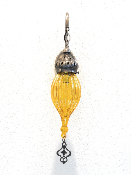 Woodymood Sconce Mosaic Lamps 9"x4" 1 Ball - Yellow
