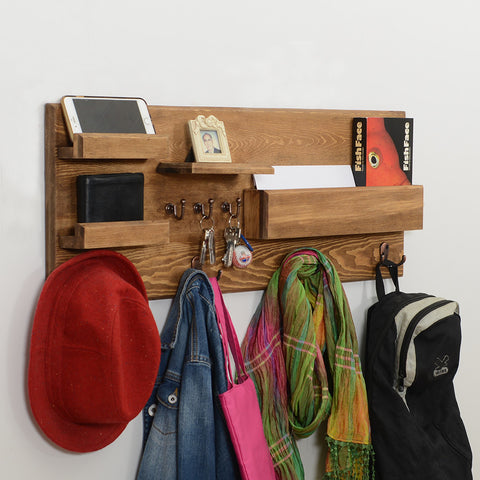 Woodymood Little Professional Wall Organizer Shelf-Natural