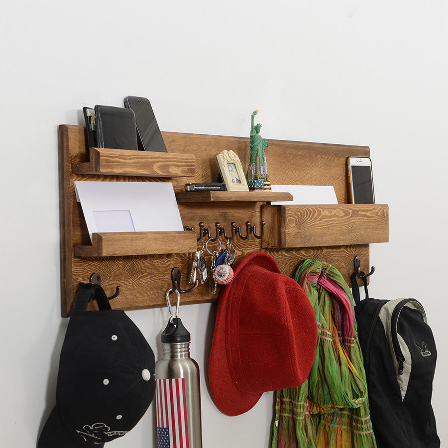 Woodymood Professional Wall Organizer Shelf-Natural