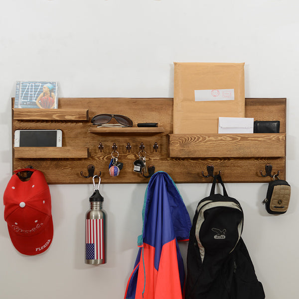Woodymood Professional Wall Organizer Shelf-Natural