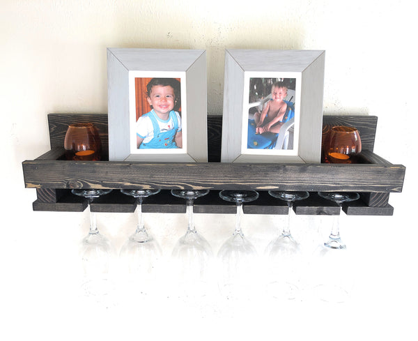 Woodymood Wine Rack Glass Holder