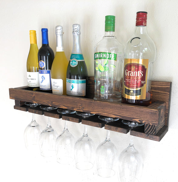 Woodymood Wine Rack Glass Holder