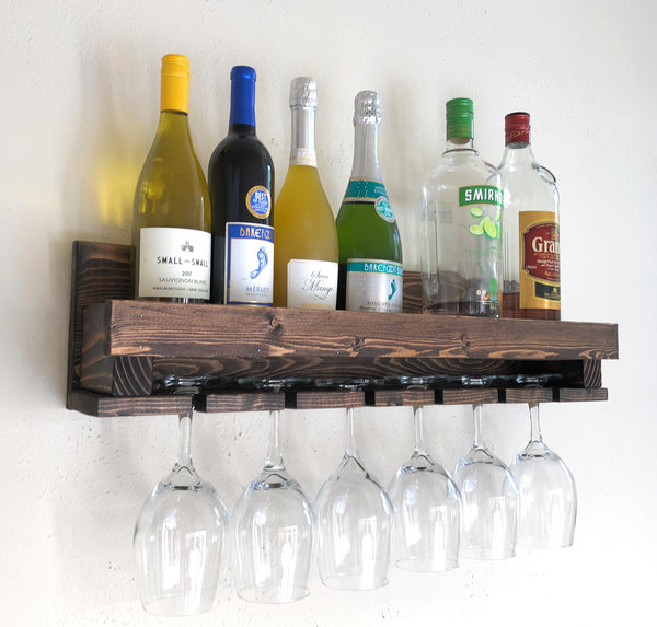 Woodymood Wine Rack Glass Holder
