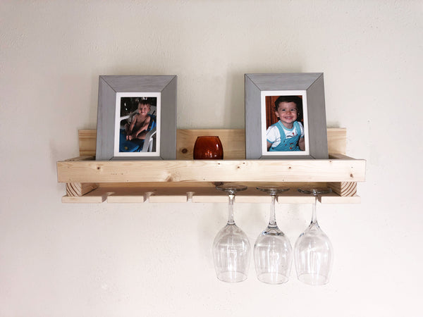 Woodymood Wine Rack Glass Holder