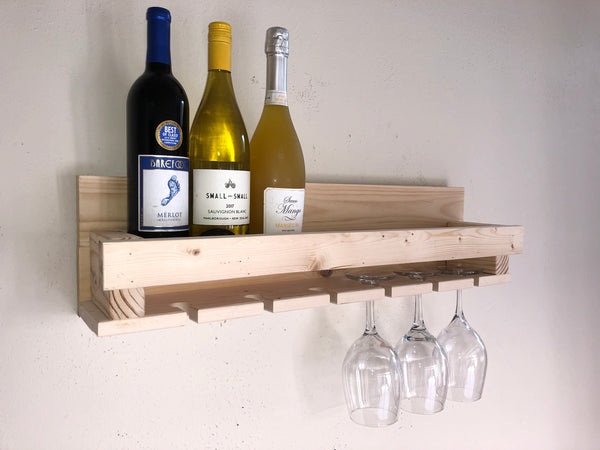 Woodymood Wine Rack Glass Holder