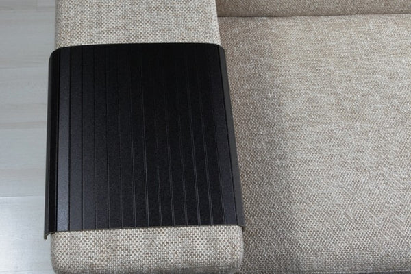 Woodymood Sofa Arm Tray 11.81"x15.75", Black